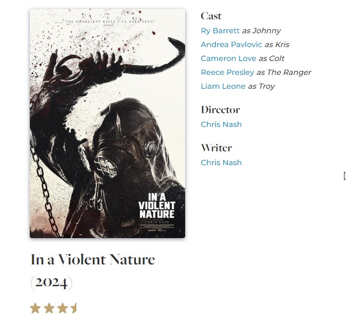 In a Violent Nature / В жестоком характере